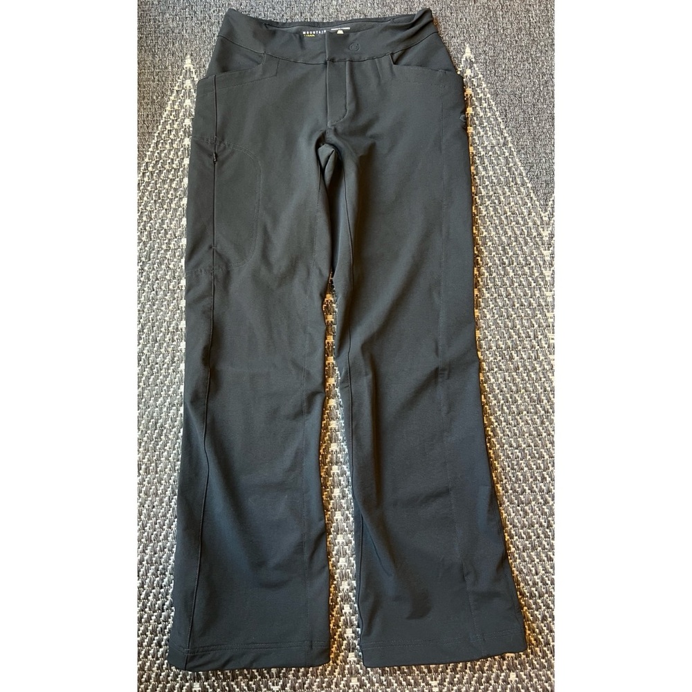 Women’s Mountain Hardwear Alpine softshell hiking pants black size 4